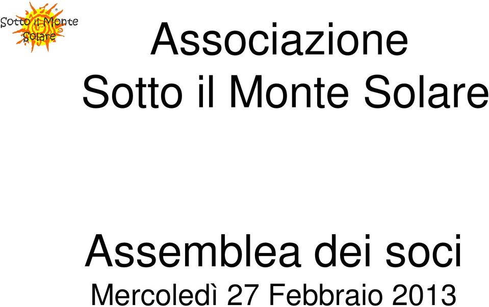 Assemblea dei soci