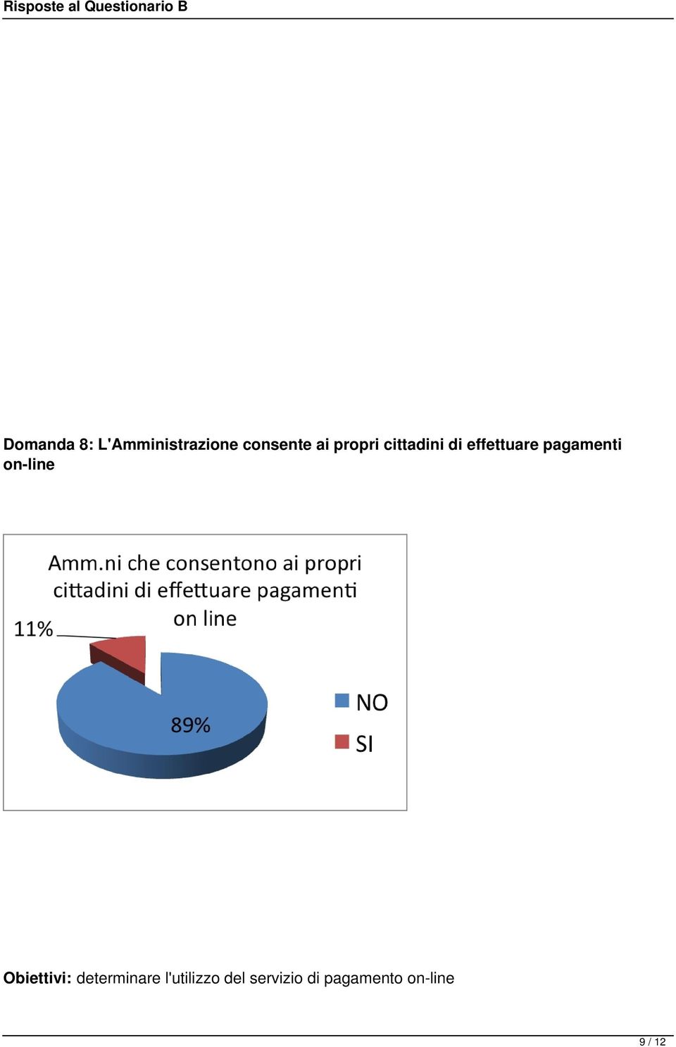 on-line Obiettivi: determinare