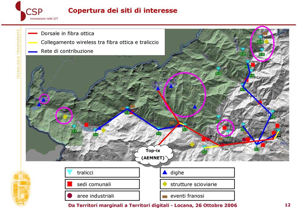 (AEMNET) tralicci sedi comunali aree industriali dighe strutture