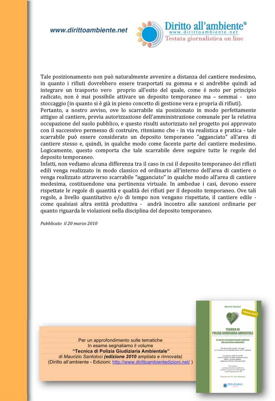 com - Consentita la riproduzione integrale in di Maurizio Santoloci (edizione 2010 ampliata e rinnovata) fotocopia e libera circolazione senza fine di lucro con logo e fonte