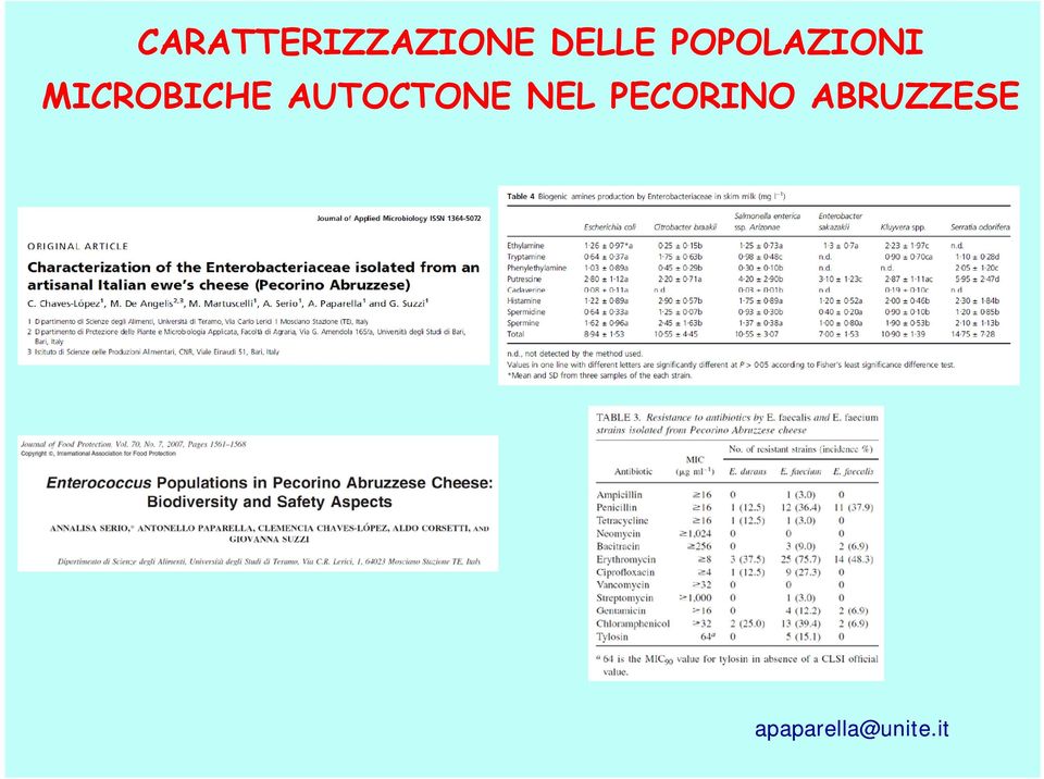 AUTOCTONE NEL PECORINO