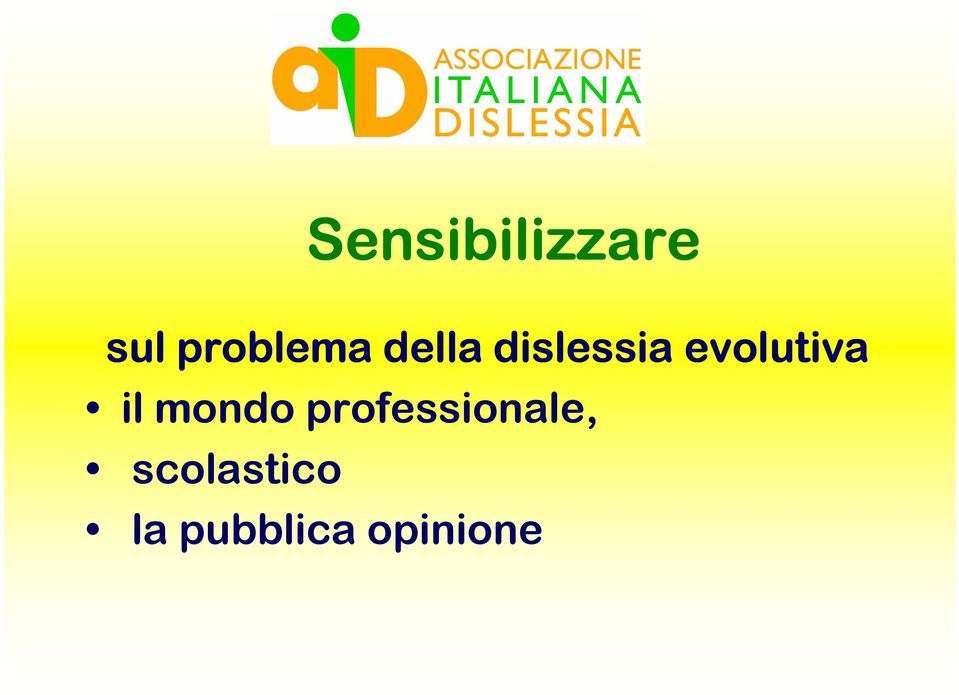 il mondo professionale,