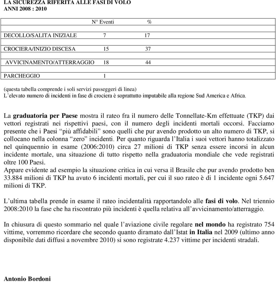 La graduatoria per Paese mostra il rateo fra il numero delle Tonnellate-Km effettuate (TKP) dai vettori registrati nei rispettivi paesi, con il numero degli incidenti mortali occorsi.