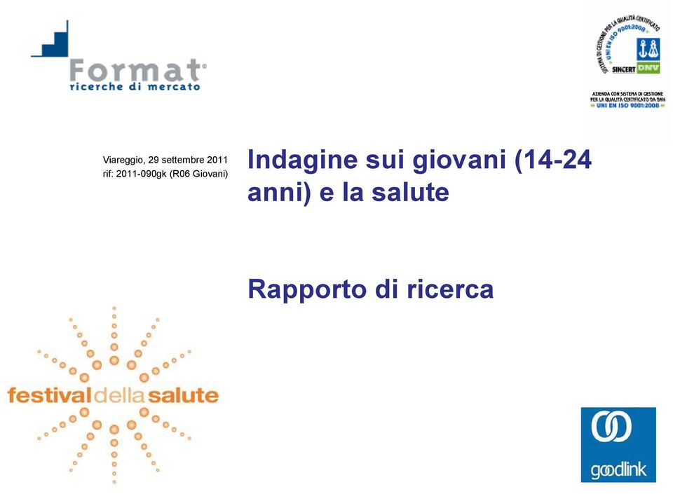 Indagine sui giovani (14-24