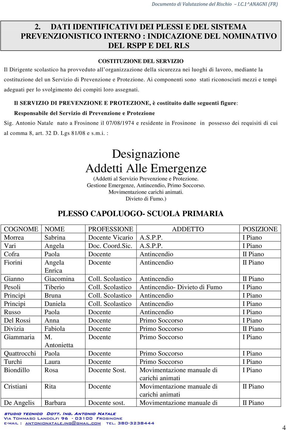 Ai componenti sono stati riconosciuti mezzi e tempi adeguati per lo svolgimento dei compiti loro assegnati.