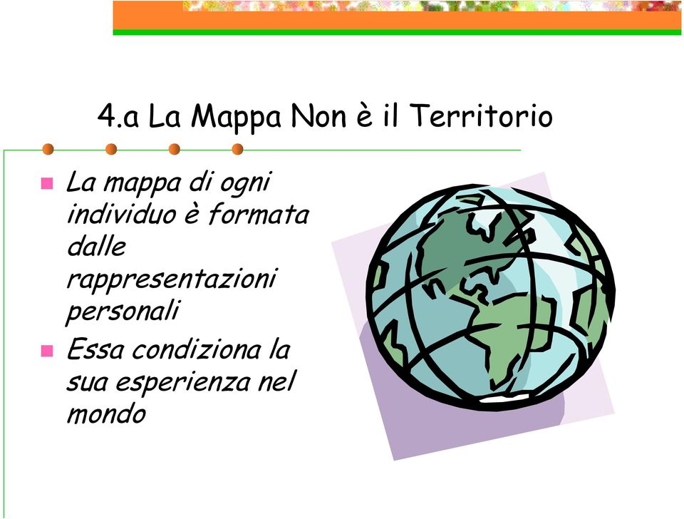 dalle rappresentazioni personali