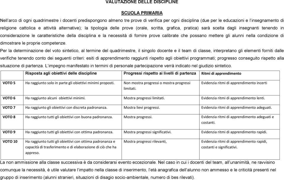 la necessità di fornire prove calibrate che possano mettere gli alunni nella condizione di dimostrare le proprie competenze.