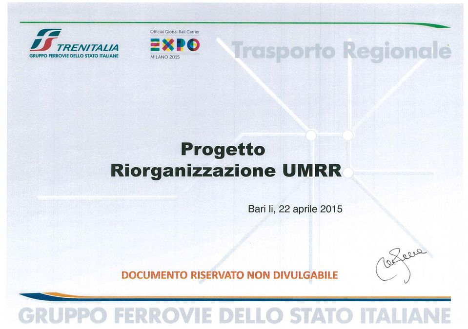 STATO ITALIANE MILANO 2015 Progetto