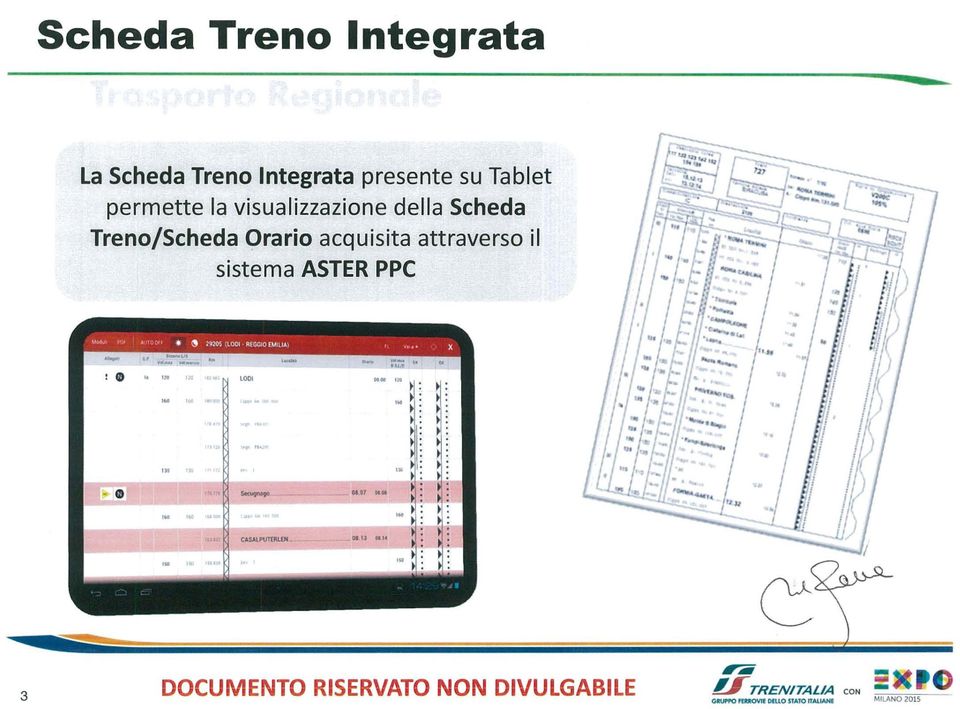 attraverso il sistema ASTER PPC 3 DOCUMENTO RISERVATO NON DIVULGABILE