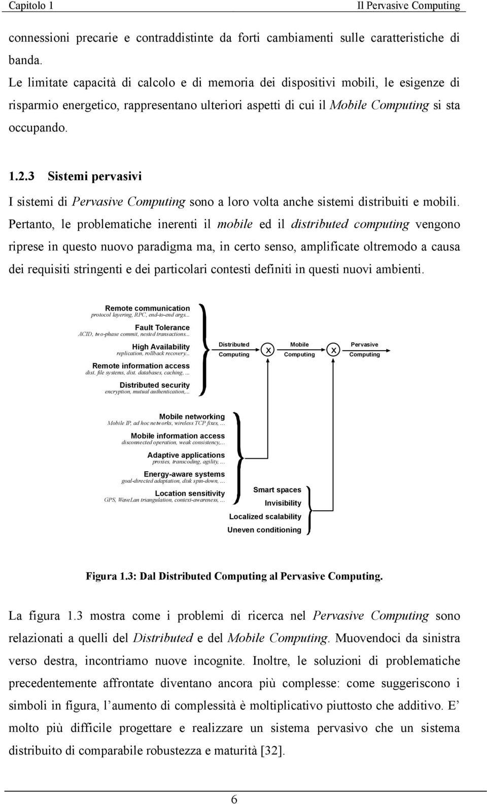 3 Sistemi pervasivi I sistemi di Pervasive Computing sono a loro volta anche sistemi distribuiti e mobili.