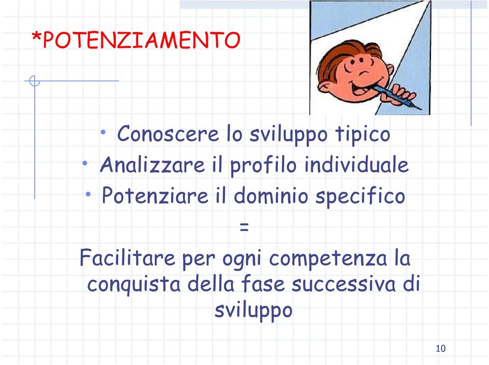 dominio specifico = Facilitare per ogni