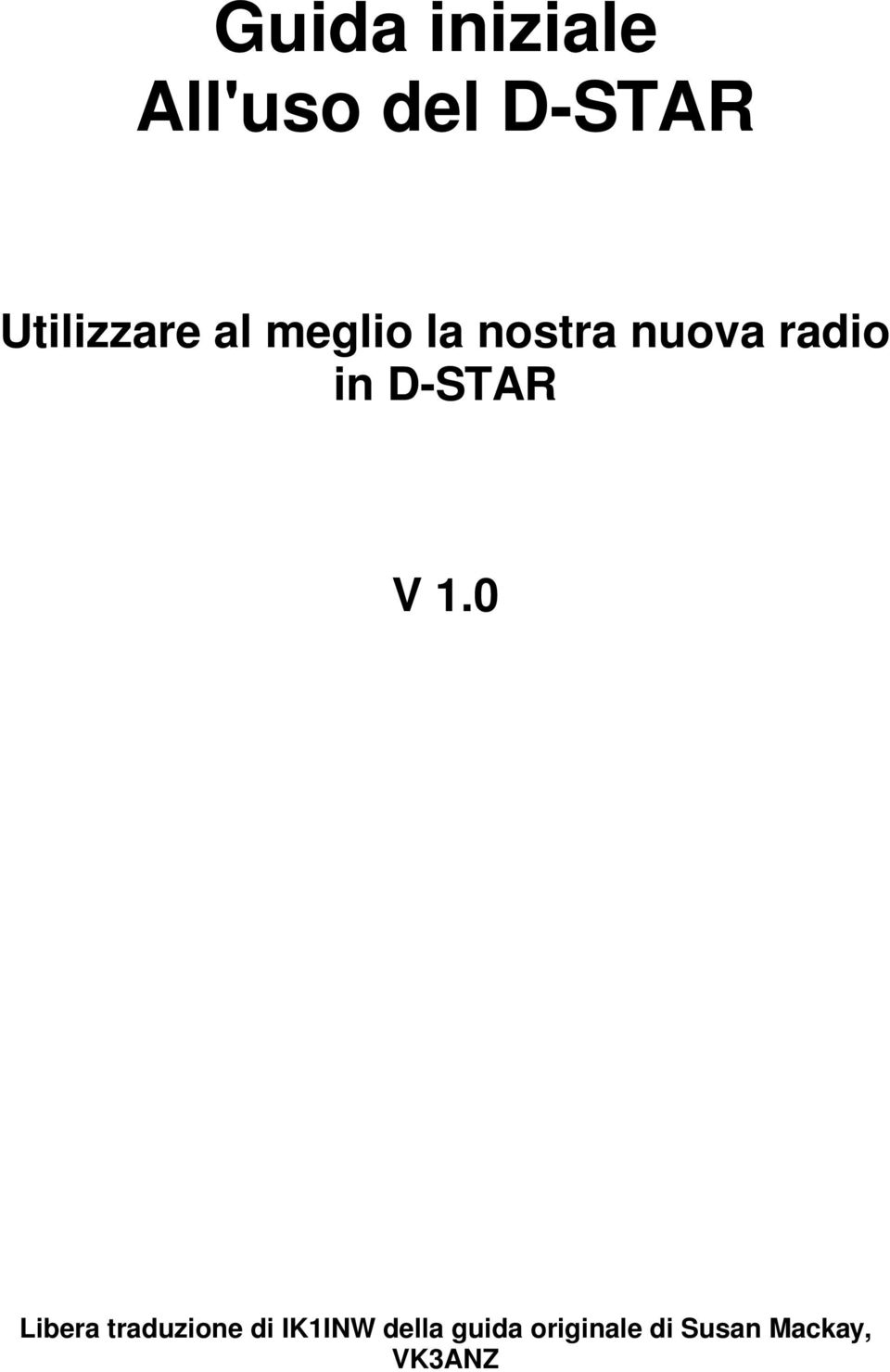 radio in D-STAR V 1.