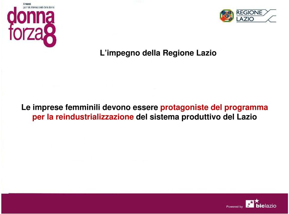 protagoniste del programma per la