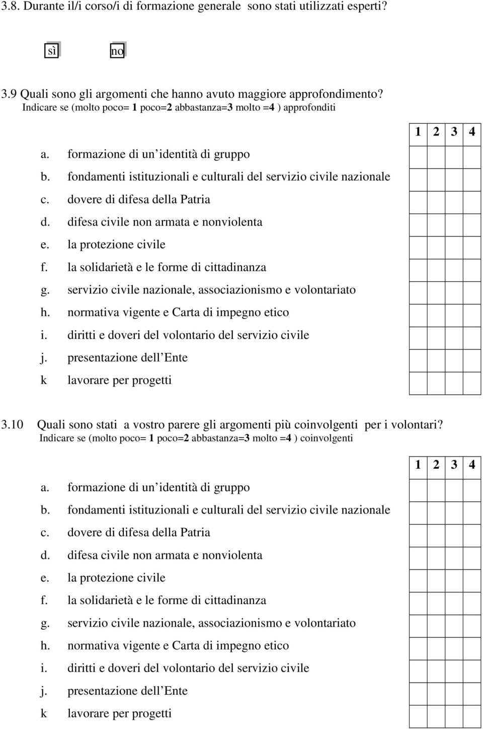 dovere di difesa della Patria d. difesa civile non armata e nonviolenta e. la protezione civile f. la solidarietà e le forme di cittadinanza g.