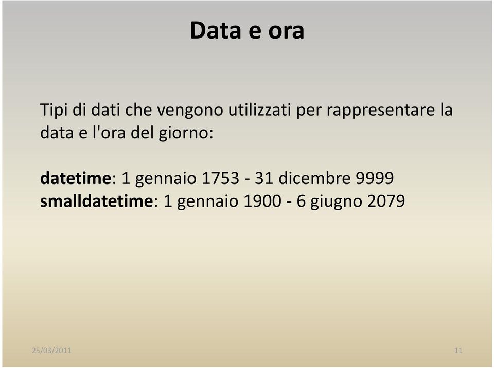 del giorno: datetime: 1 gennaio 1753-31