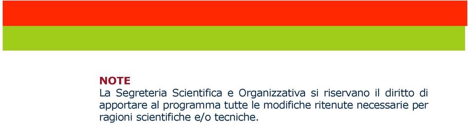 apportare al programma tutte le modifiche