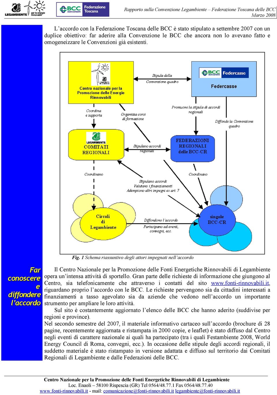 Gran parte delle richieste di informazione che giungono al Centro, sia telefonicamente che attraverso i contatti del sito www.fonti-rinnovabili.it, riguardano proprio l accordo con le BCC.