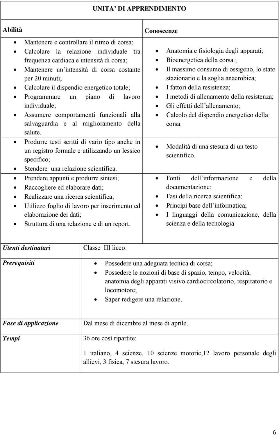 Produrre testi scritti di vario tipo anche in un registro formale e utilizzando un lessico specifico; Stendere una relazione scientifica.