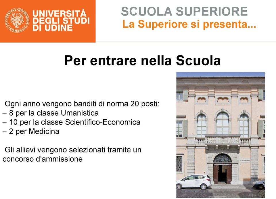 classe Scientifico-Economica 2 per Medicina Gli