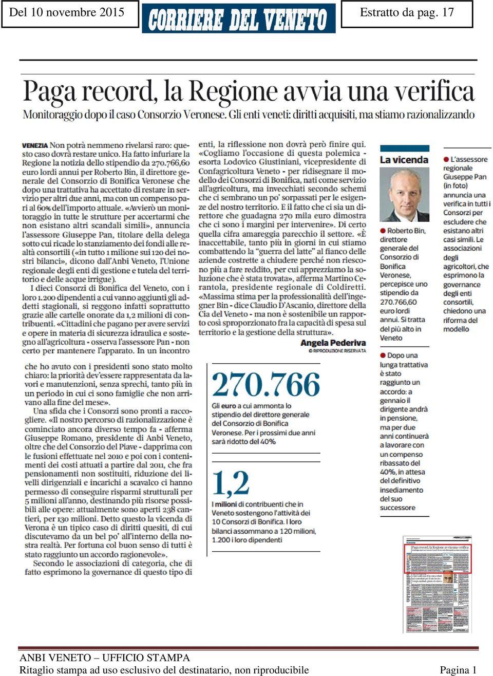 17 Ritaglio stampa ad uso