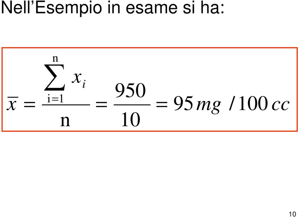 xi 950 i = 1 = =