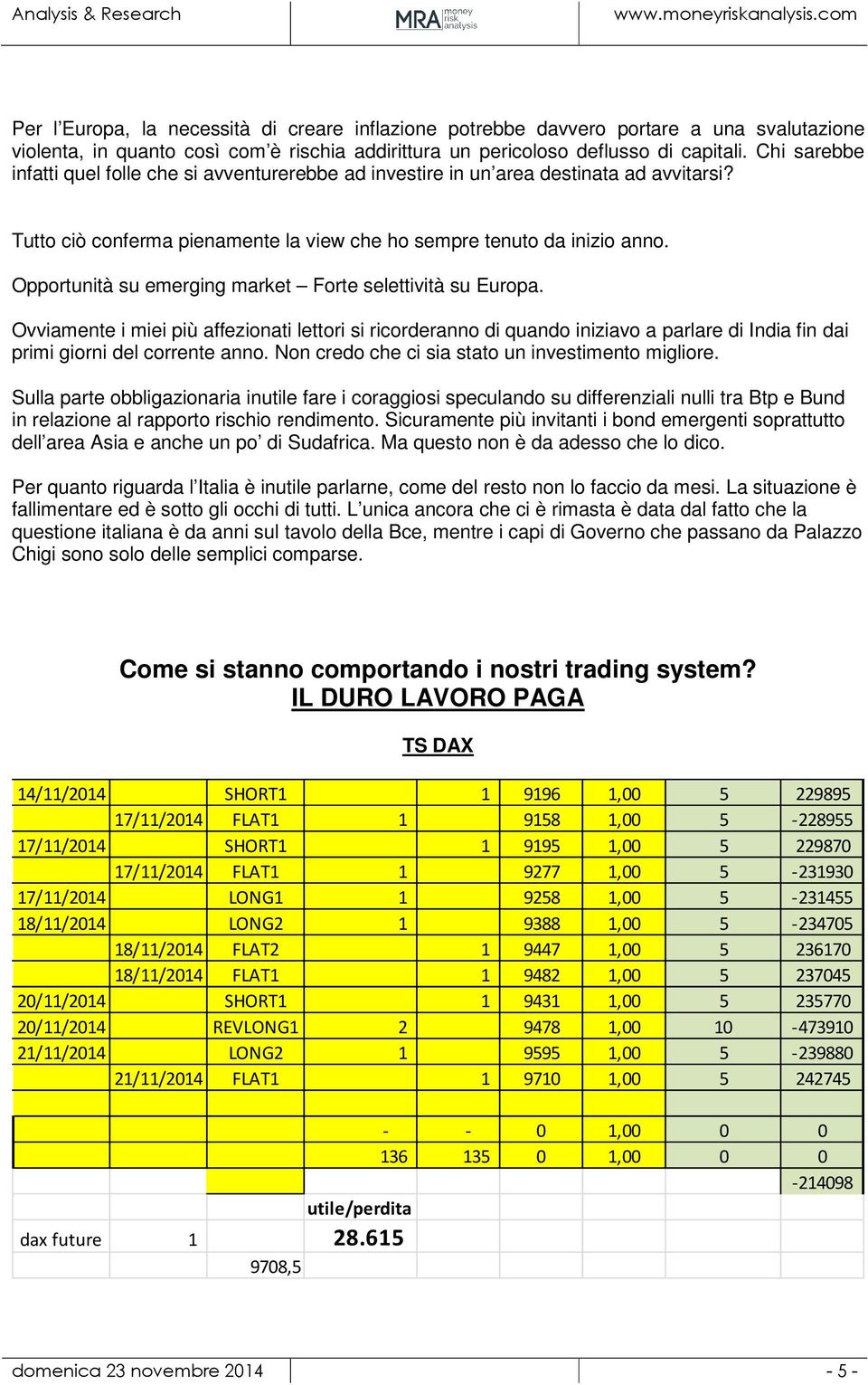 Opportunità su emerging market Forte selettività su Europa. Ovviamente i miei più affezionati lettori si ricorderanno di quando iniziavo a parlare di India fin dai primi giorni del corrente anno.