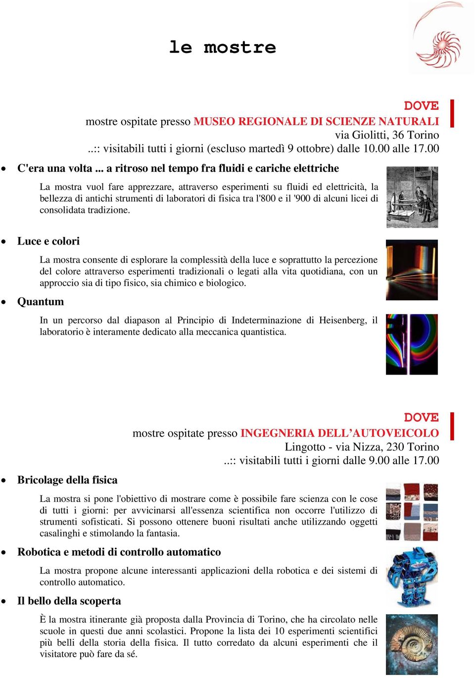 l'800 e il '900 di alcuni licei di consolidata tradizione.