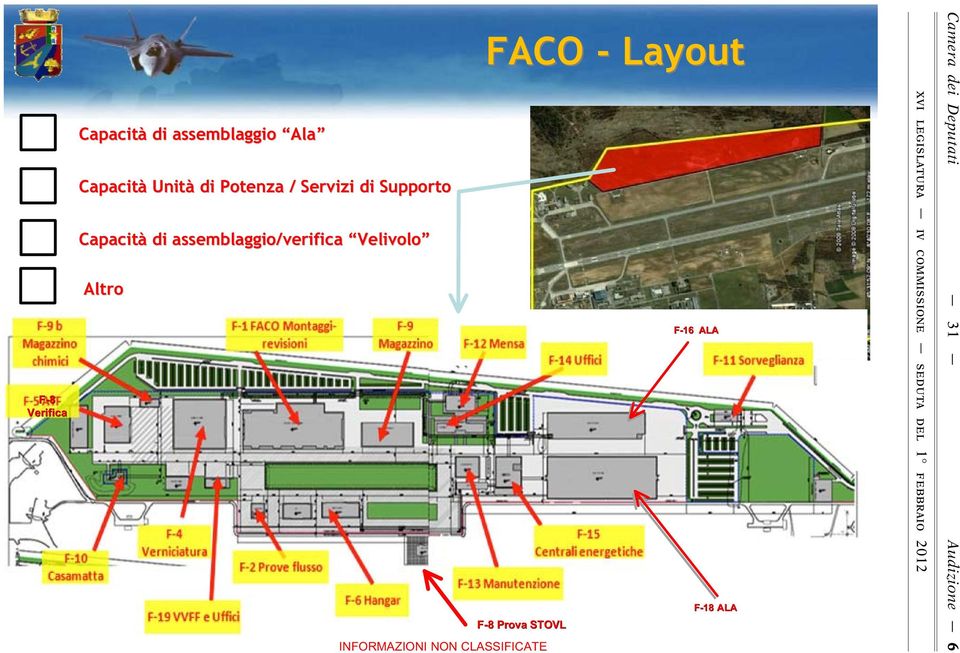 assemblaggio/verifica Velivolo Altro FACO - Layout F-8 8