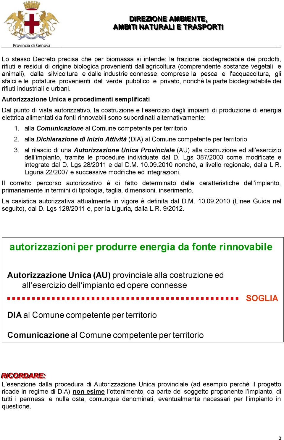 industriali e urbani.