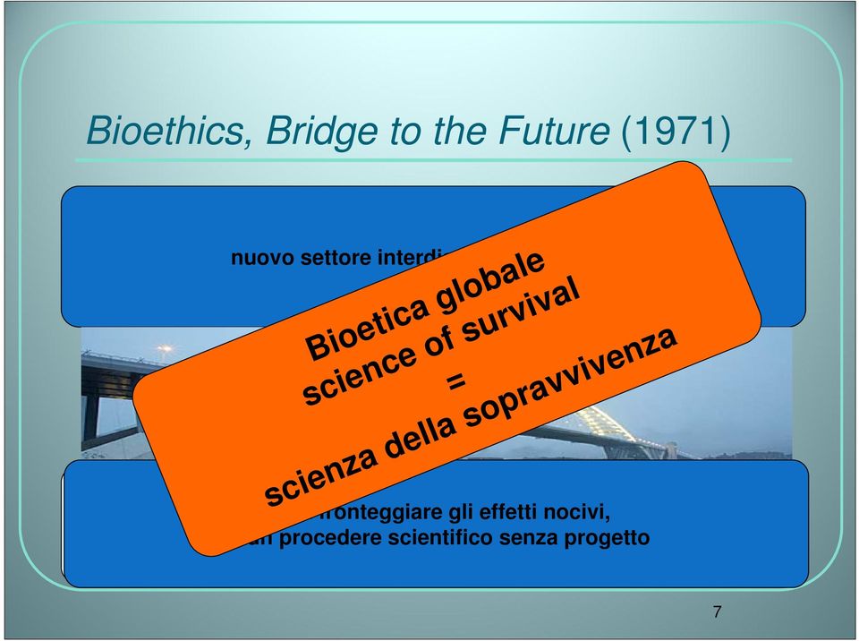 un ponte tra scienza ed etica atto a fronteggiare gli effetti nocivi, per di