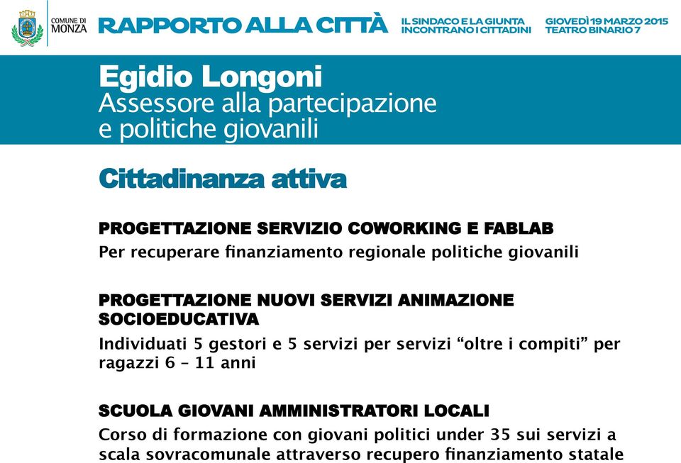 oltre i compiti per ragazzi 6 11 anni SCUOLA GIOVANI AMMINISTRATORI LOCALI Corso di formazione con