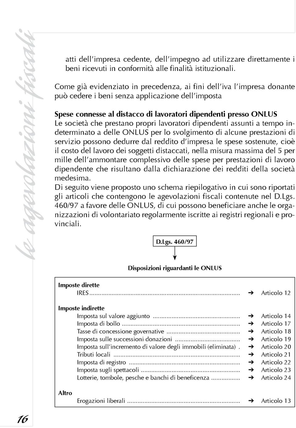 che prestano propri lavoratori dipendenti assunti a tempo indeterminato a delle ONLUS per lo svolgimento di alcune prestazioni di servizio possono dedurre dal reddito d impresa le spese sostenute,