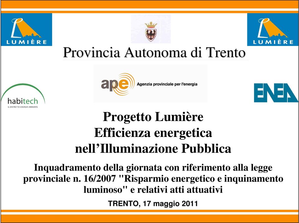 riferimento alla legge provinciale n.