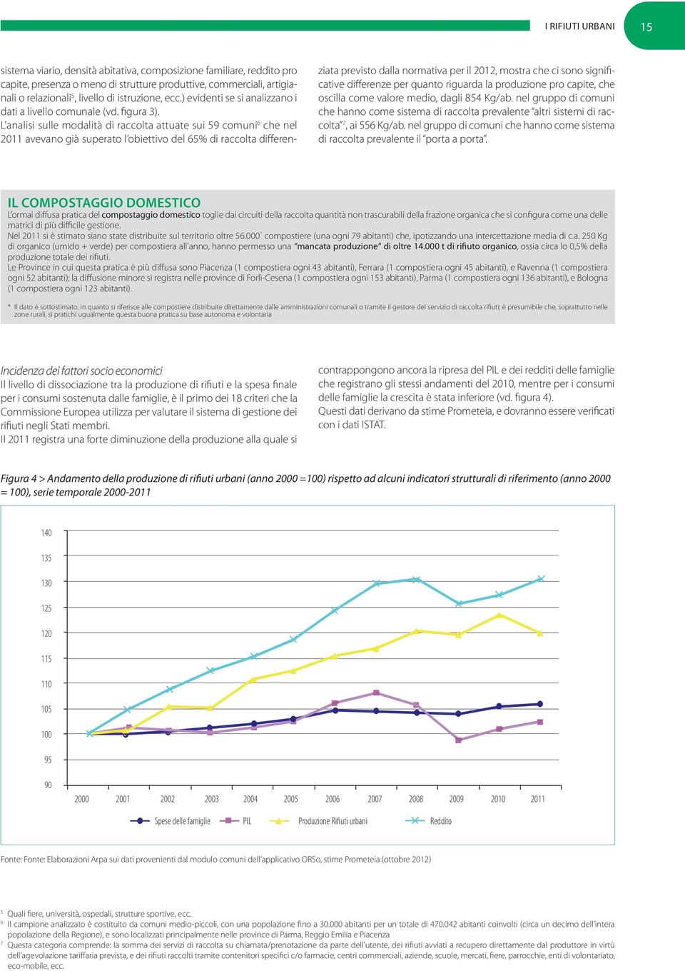 L analisi sulle modalità di raccolta attuate sui 59 comuni 6 che nel 2011 avevano già superato l obiettivo del 65% di raccolta differenziata previsto dalla normativa per il 2012, mostra che ci sono