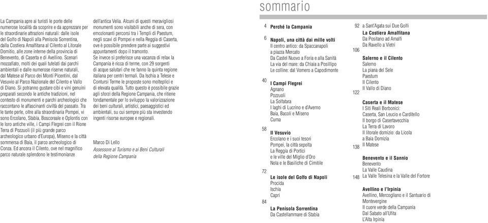 Scenari mozzafiato, molti dei quali tutelati dai parchi ambientali e dalle numerose riserve naturali, dal Matese al Parco dei Monti Picentini, dal Vesuvio al Parco Nazionale del Cilento e Vallo di
