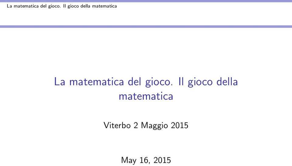 matematica