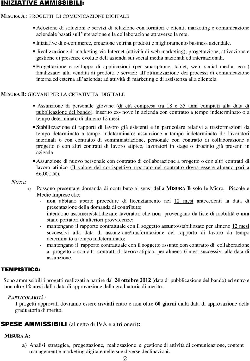 Realizzazione di marketing via Internet (attività di web marketing); progettazione, attivazione e gestione di presenze evolute dell azienda sui social media nazionali ed internazionali.