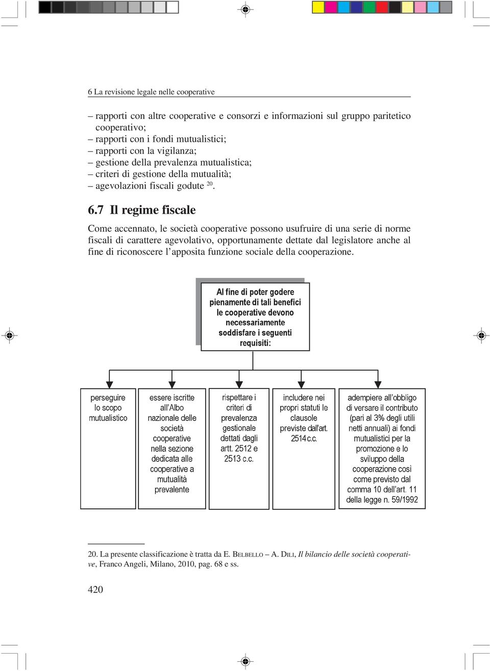 7 Il regime fiscale Come accennato, le società cooperative possono usufruire di una serie di norme fiscali di carattere agevolativo, opportunamente dettate dal