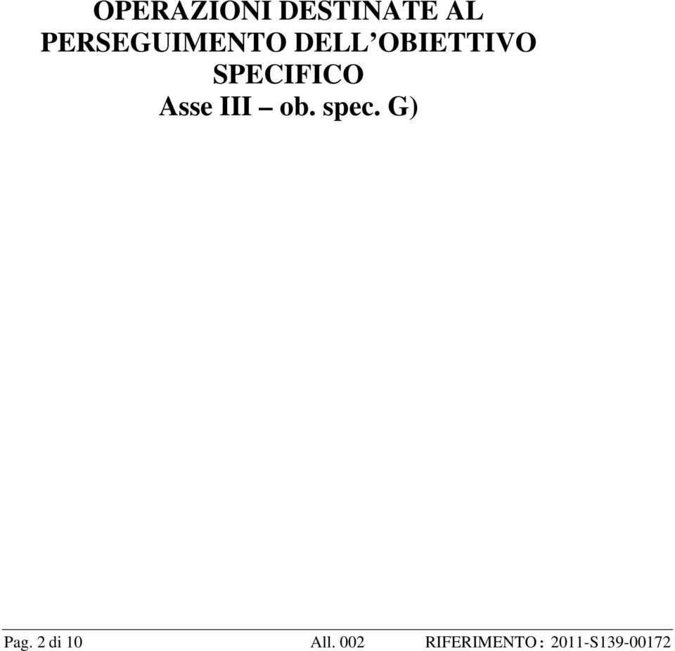 SPECIFICO Asse III ob. spec.