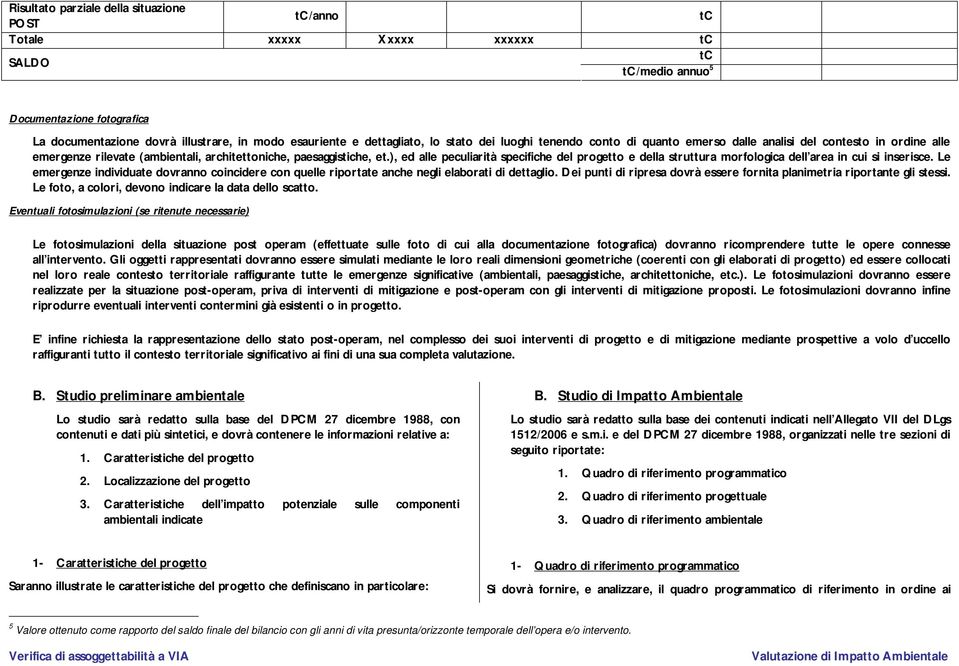 ), ed alle peculiarità specifiche del prgett e della struttura mrflgica dell area in cui si inserisce. Le emergenze individuate dvrann cincidere cn quelle riprtate anche negli elabrati di dettagli.