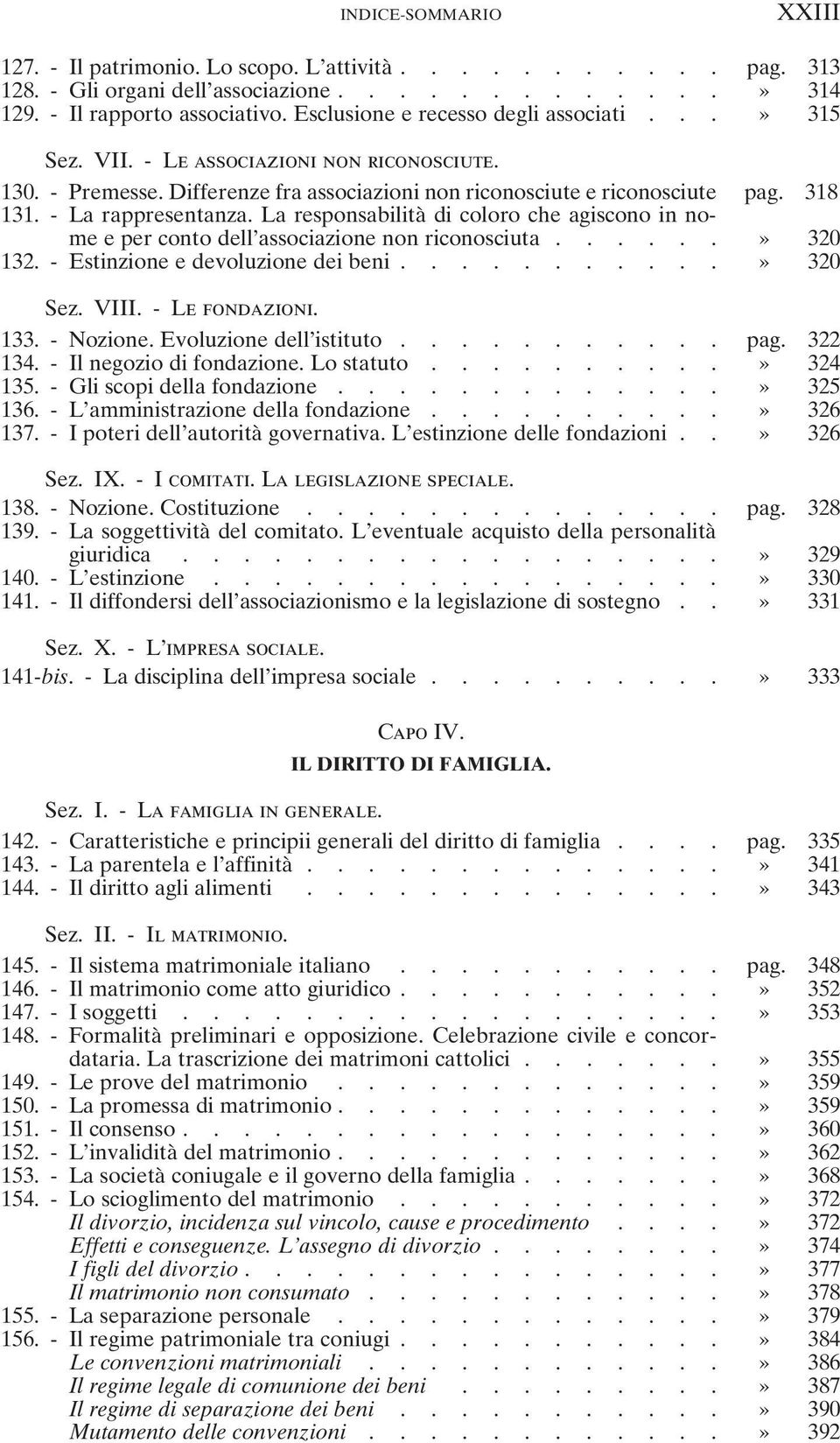 - La rappresentanza. La responsabilità di coloro che agiscono in nome e per conto dell associazione non riconosciuta......» 320 132. - Estinzione e devoluzione dei beni...........» 320 Sez. VIII.