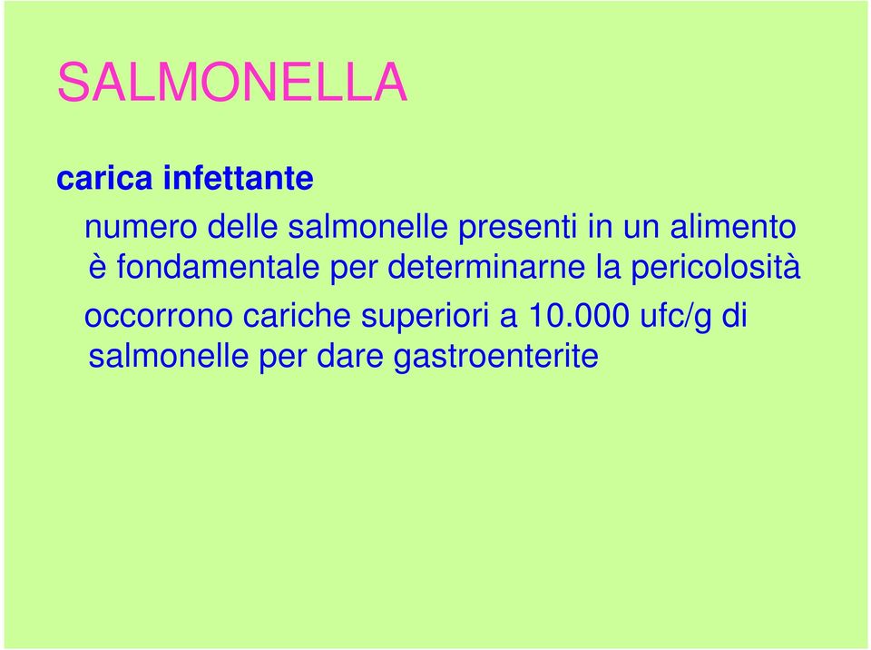 per determinarne la pericolosità occorrono cariche