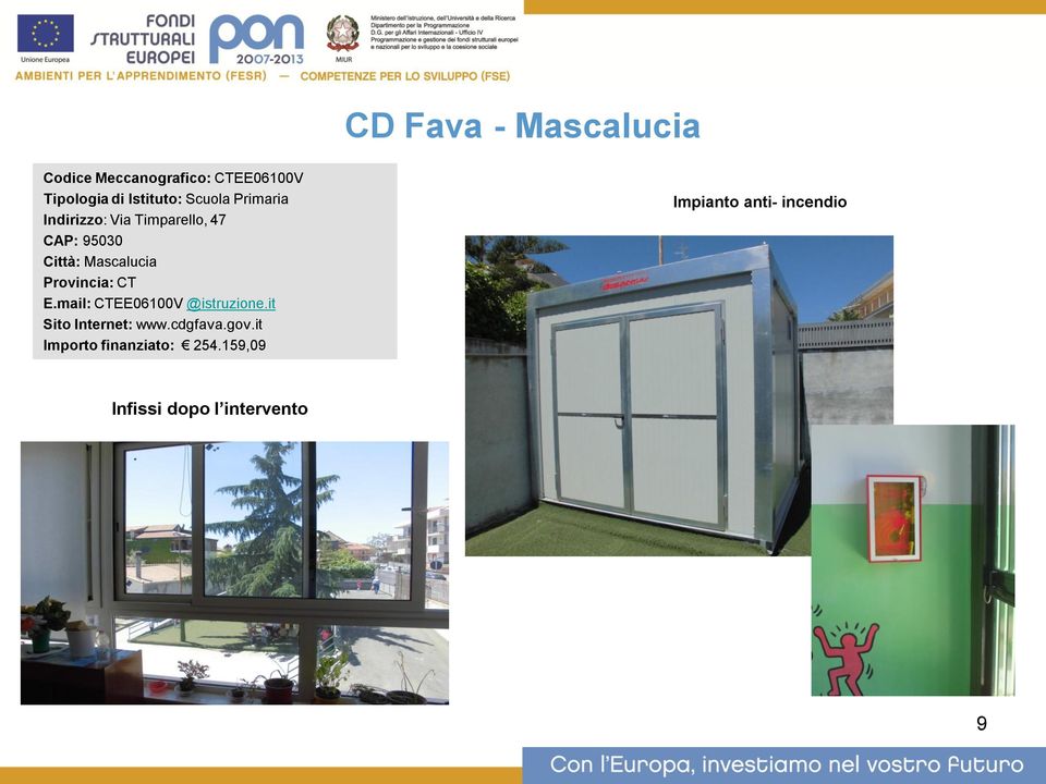 Provincia: CT E.mail: CTEE06100V @istruzione.it Sito Internet: www.cdgfava.gov.