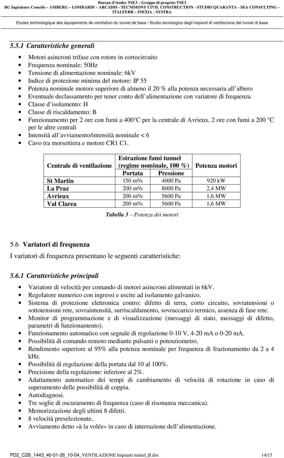 Classe di riscaldamento: B Funzionamento per 2 ore con fumi a 400 C per la centrale di Avrieux, 2 ore con fumi a 200 C per le altre centrali Intensità all avviamento/intensità nominale < 6 Cavo tra