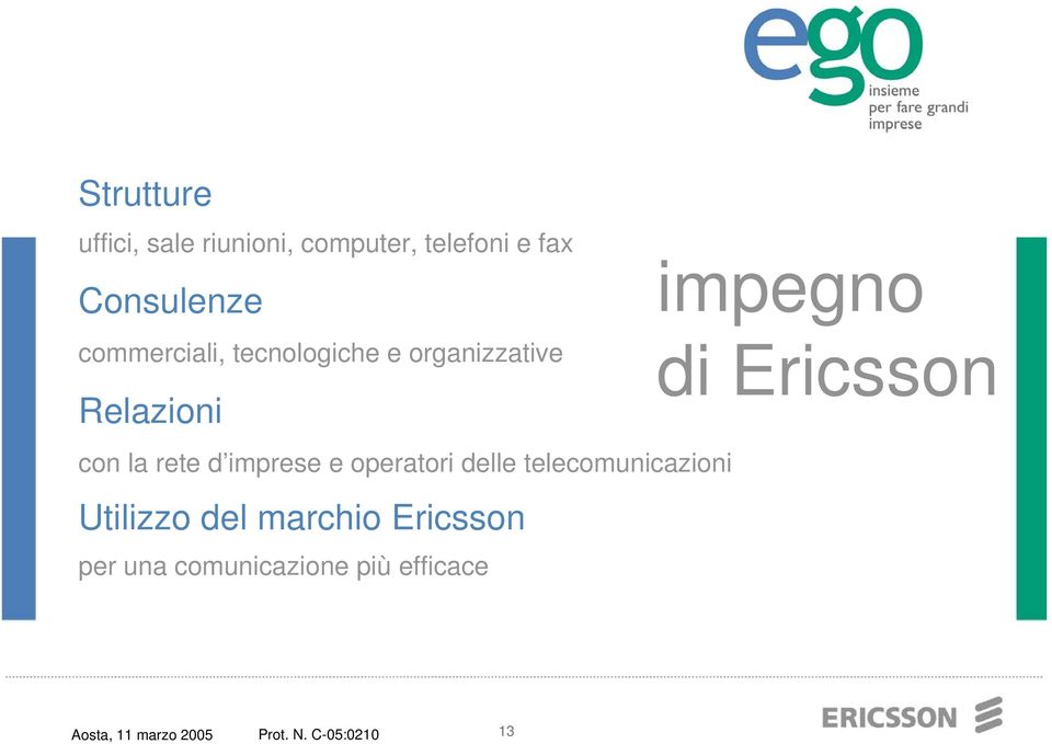 la rete d imprese e operatori delle telecomunicazioni Utilizzo del