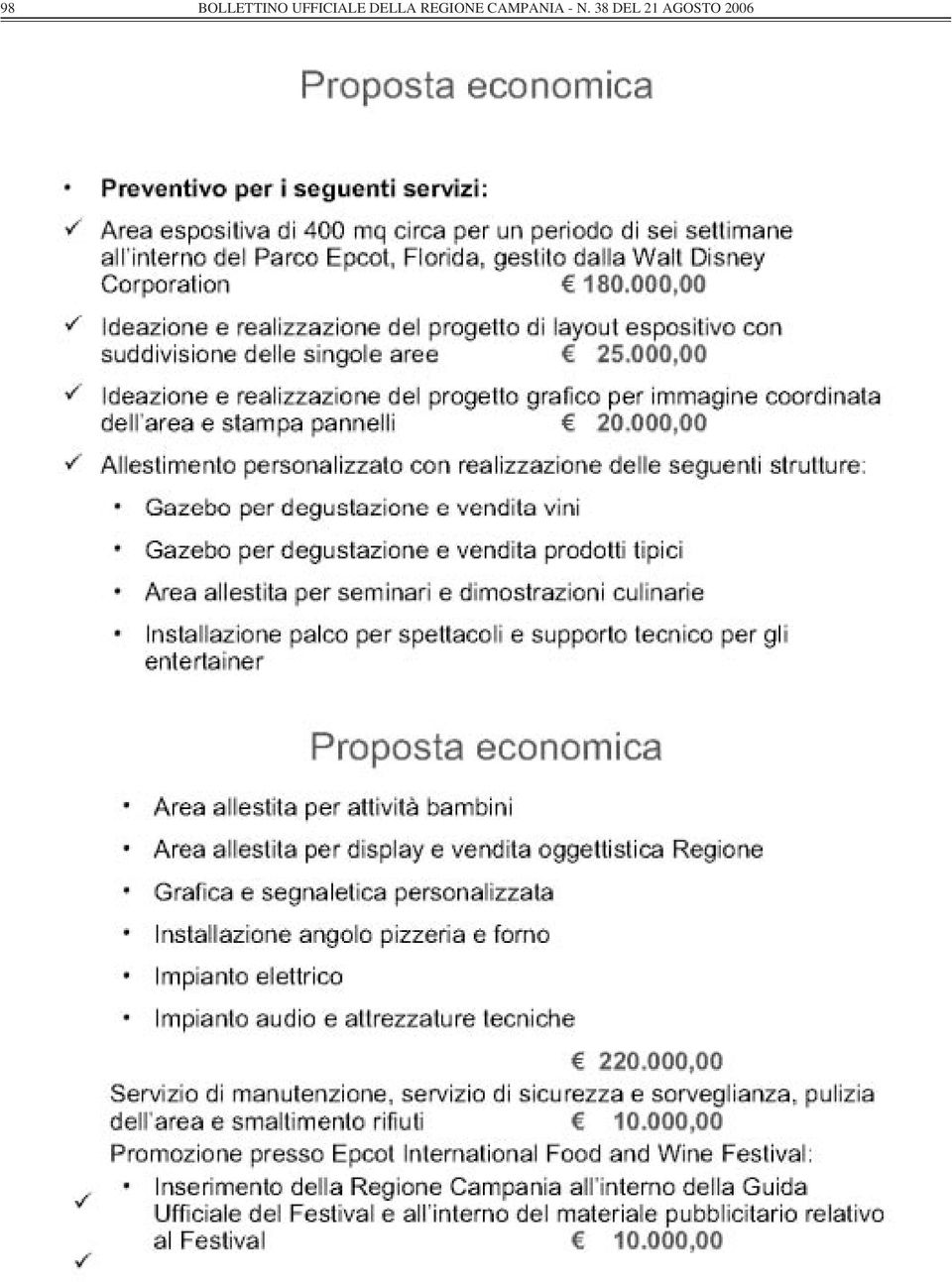 REGIONE CAMPANIA -