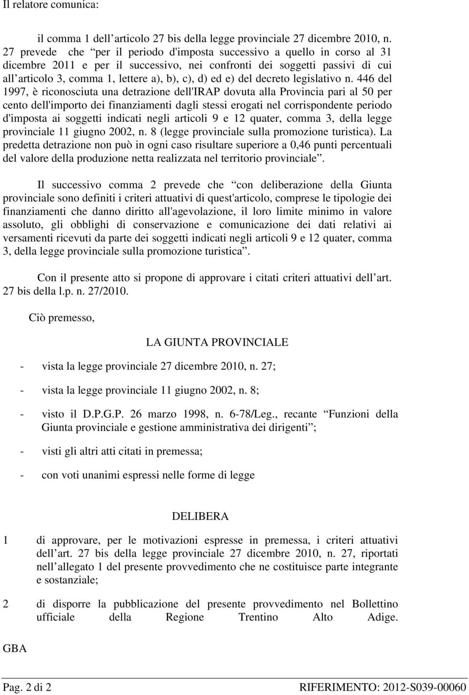 ed e) del decreto legislativo n.