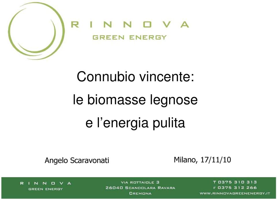 energia pulita Angelo