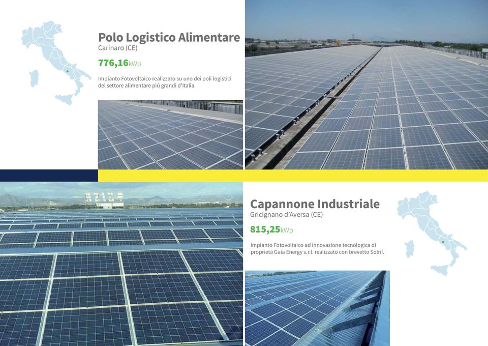 Capannone Industriale Gricignano d Aversa (CE) 815,25kWp Impianto Fotovoltaico