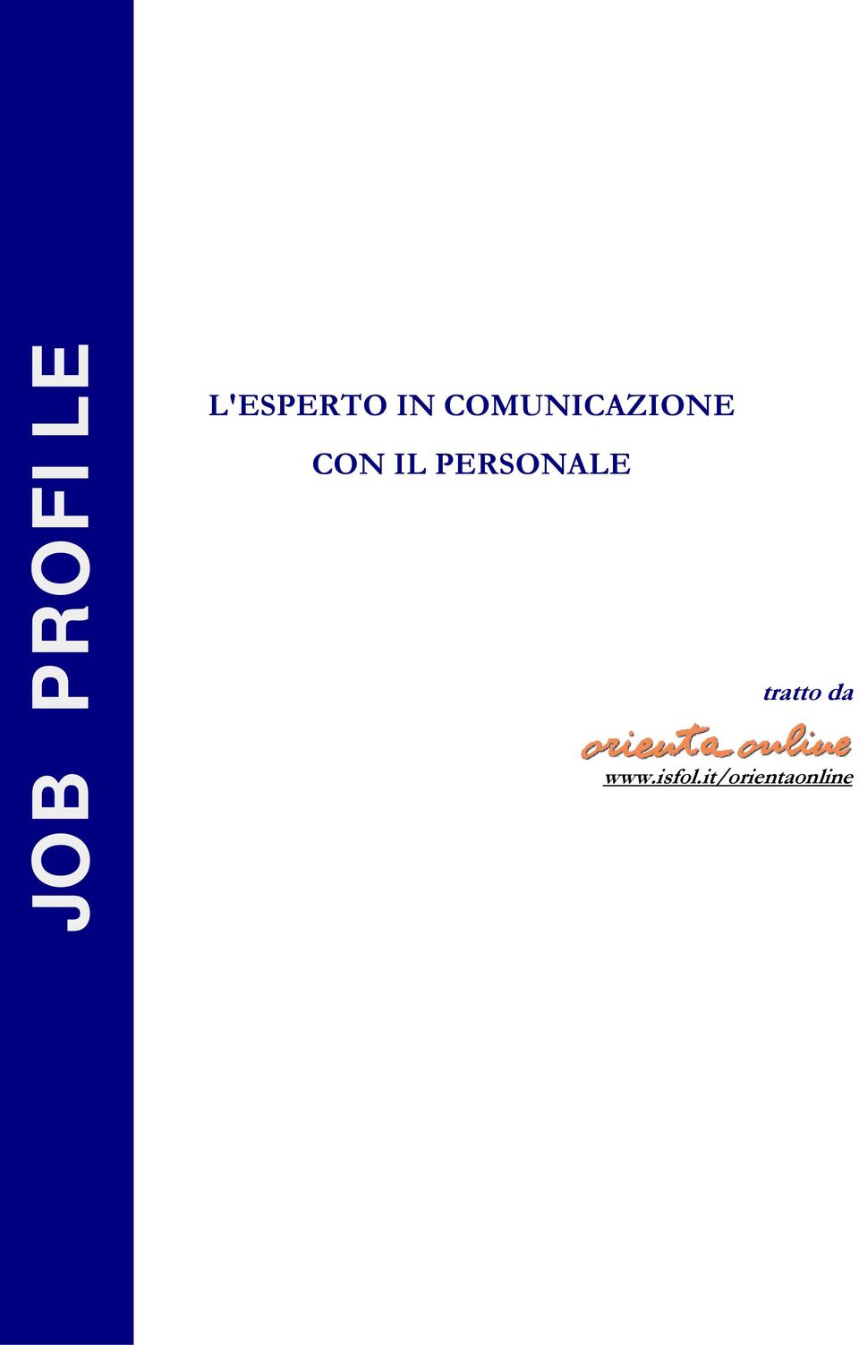 COMUNICAZIONE CON IL